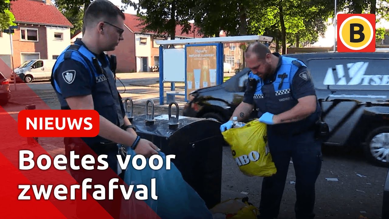 Opsporingsteams controleren afvalzakken in Tilburg | Omroep Brabant