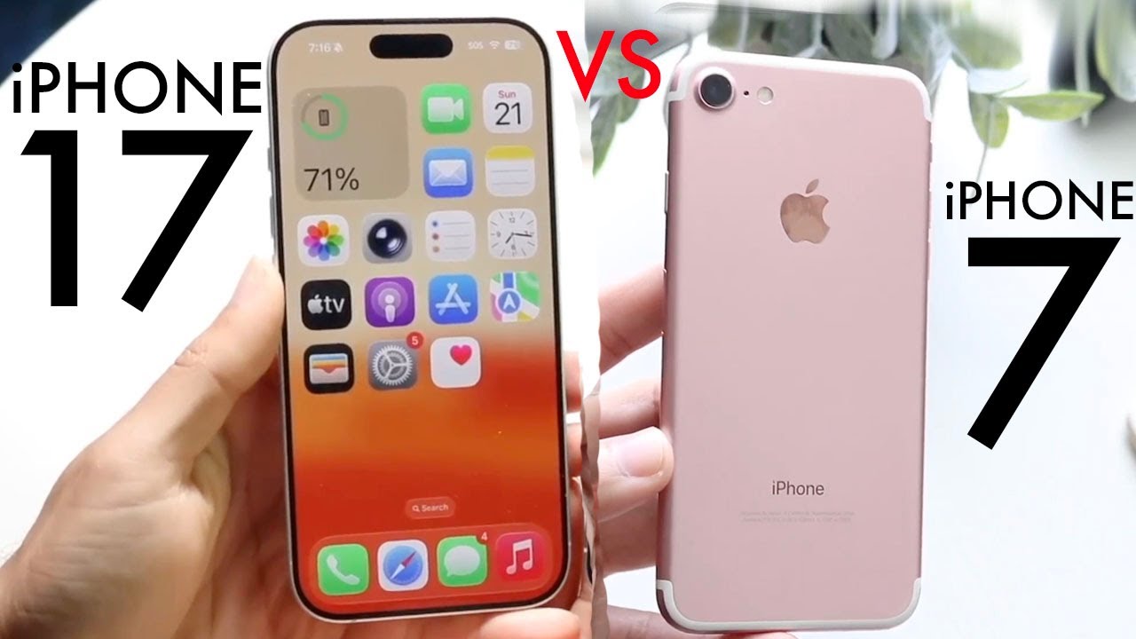 iPhone 17 против iPhone 7! (Сравнение) (Обзор)