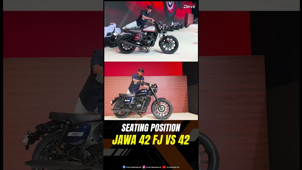 JAWA 42 FJ vs Jawa 42- Seating Position | ₹1.99 Lakh | Classic | Roadster | Classic Legends