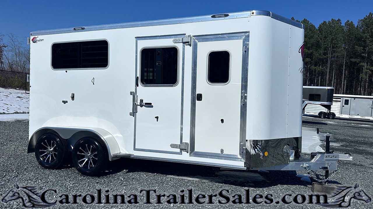 Новый прицеп-фургон Kiefer KRS 2 Horse Straight Load Trailer Tour 2026 года выпуска | Полностью а...