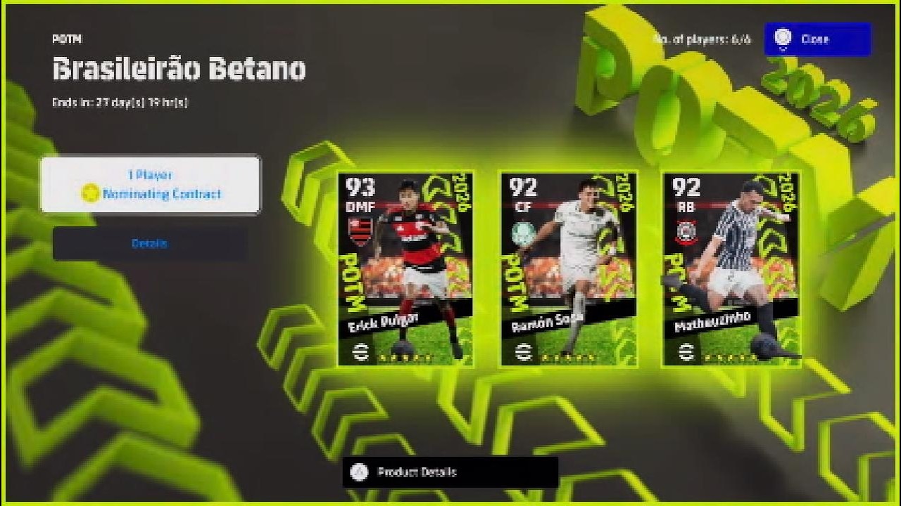 POTM Brasileirao Betano