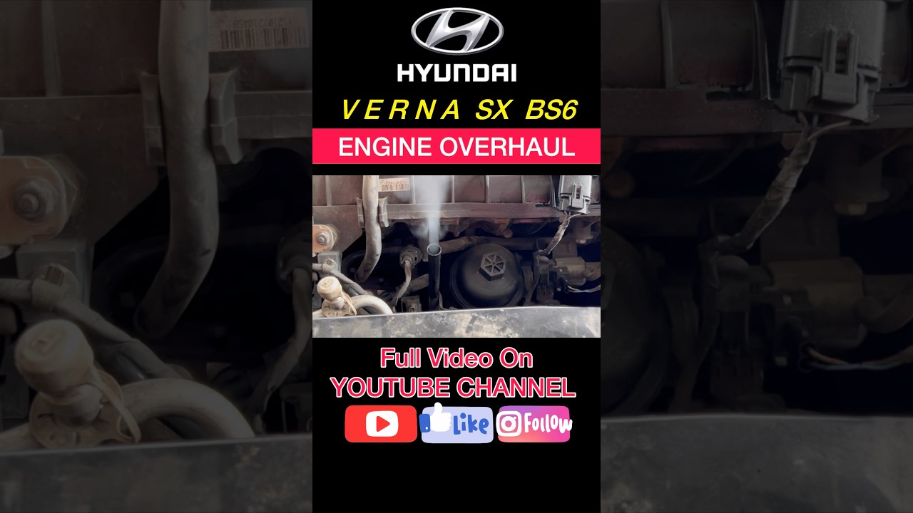 Engine overhaul Back compression #gaddibuddy #mechanic #verna #bs6 #overhaul #enginerepair #trending