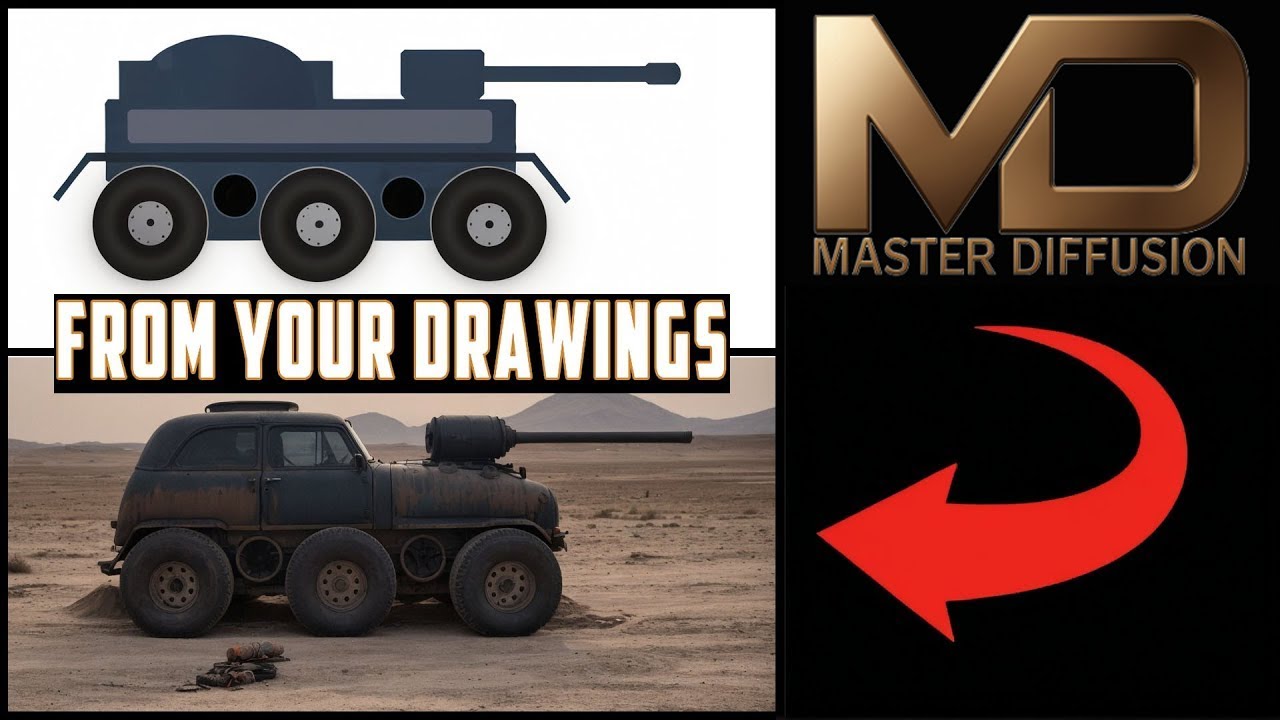 from YOUR drawings to a MASTERPIECE -fooocus- STABLE DIFFUSION