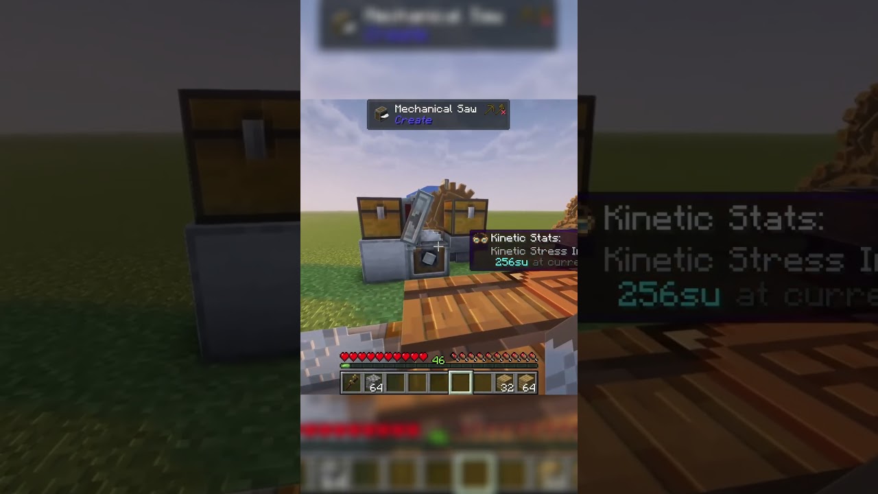 Incredible Early Game Mechanical Saw Machine! | Minecraft Create Mod