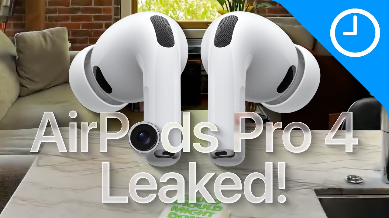 Apple случайно слила AirPods Pro 4 с камерами и многое другое 😳