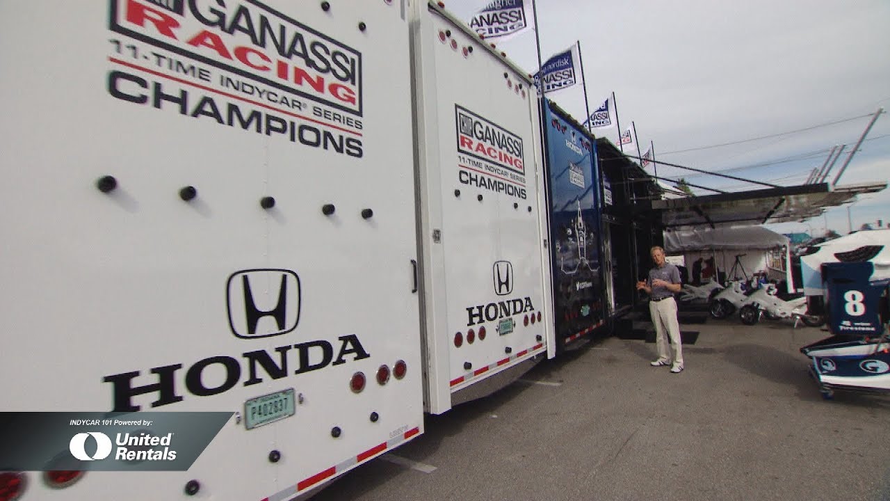 INDYCAR 101 Powered by United Rentals: Team Transporter / Mobile Office