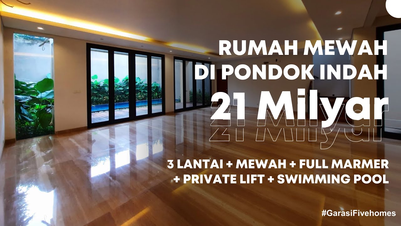 [ SOLD/TERJUAL ] RUMAH MEWAH DI PONDOK INDAH DALAM KOMPLEK  21 MILYAR