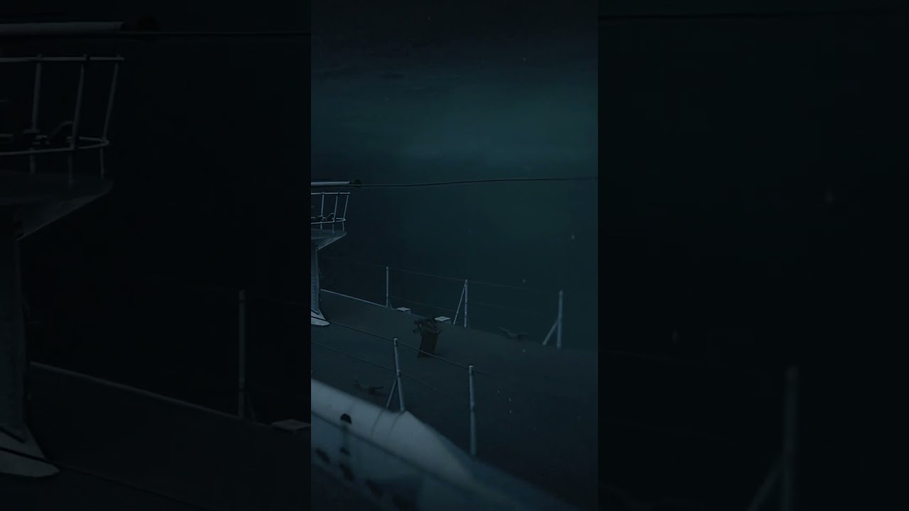USS Bowfin surfaces in the middle of an enemy convoy #shorts