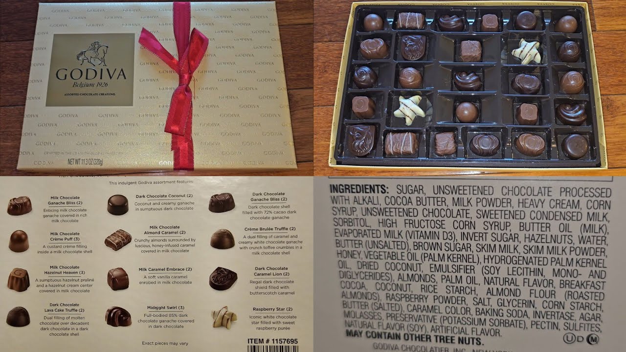 Costco Sale Item Review Godiva Belgium 1926 Assorted Chocolate Creations Taste Test