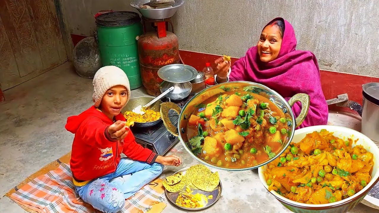 पत्ता गोभी मटर की स्वादिष्ट और पौष्टिक सब्ज़ी - आलू पत्ता गोभी मटर सब्ज़ी Patta Gobhi Matar ki Sabzi