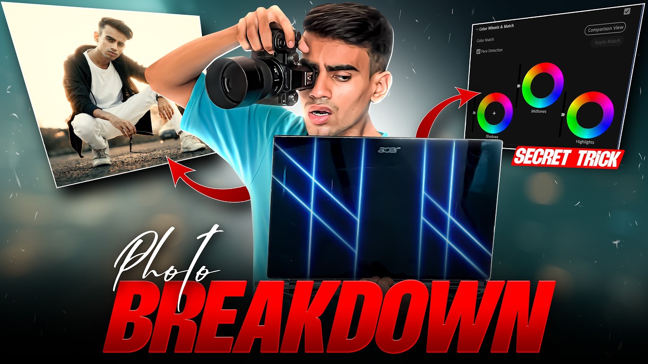 How to Do a Professional Photoshoot | Camera Settings & Editing Workflow