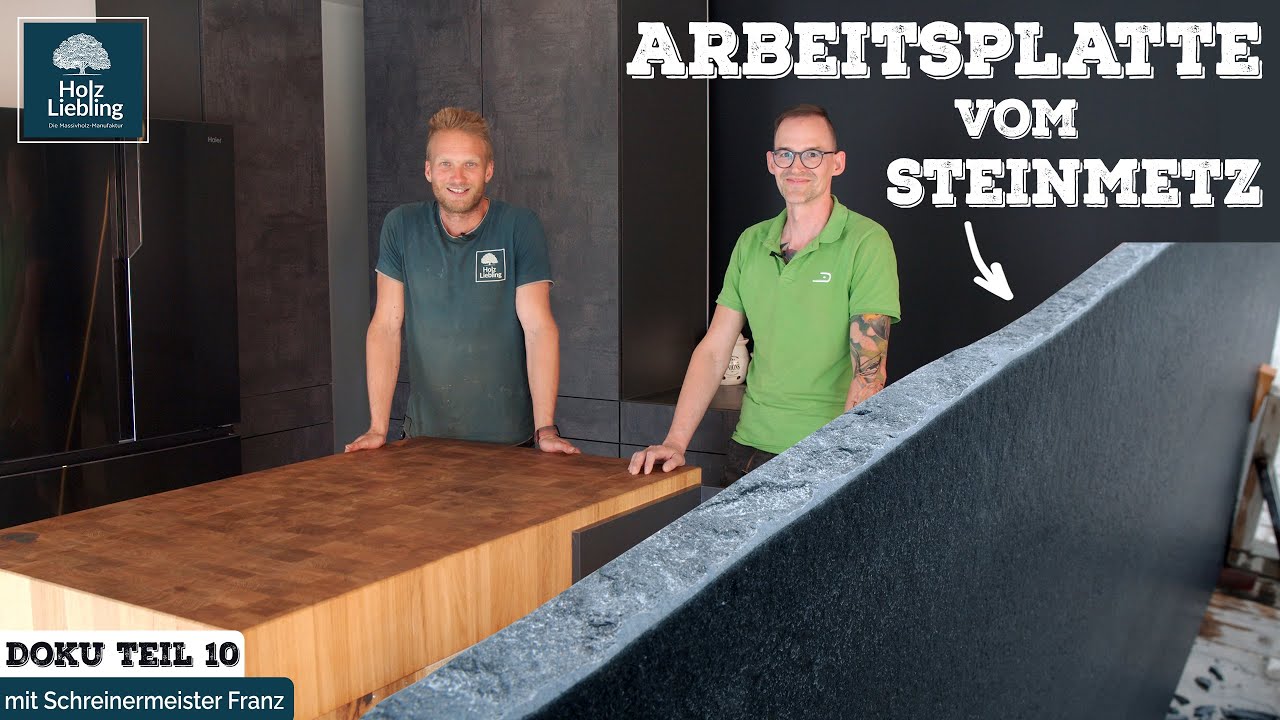 Küchenarbeitsplatte aus Naturstein - Zu Besuch beim Steinmetz | Holz-Liebling Küchen Doku Teil 10