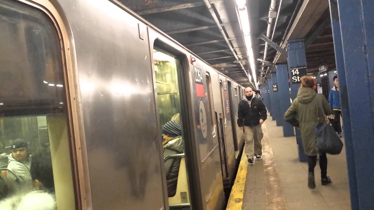 IRT Broadway-Seventh Avenue Line: Downtown (1) (2) (3) Trains @ 14th Street