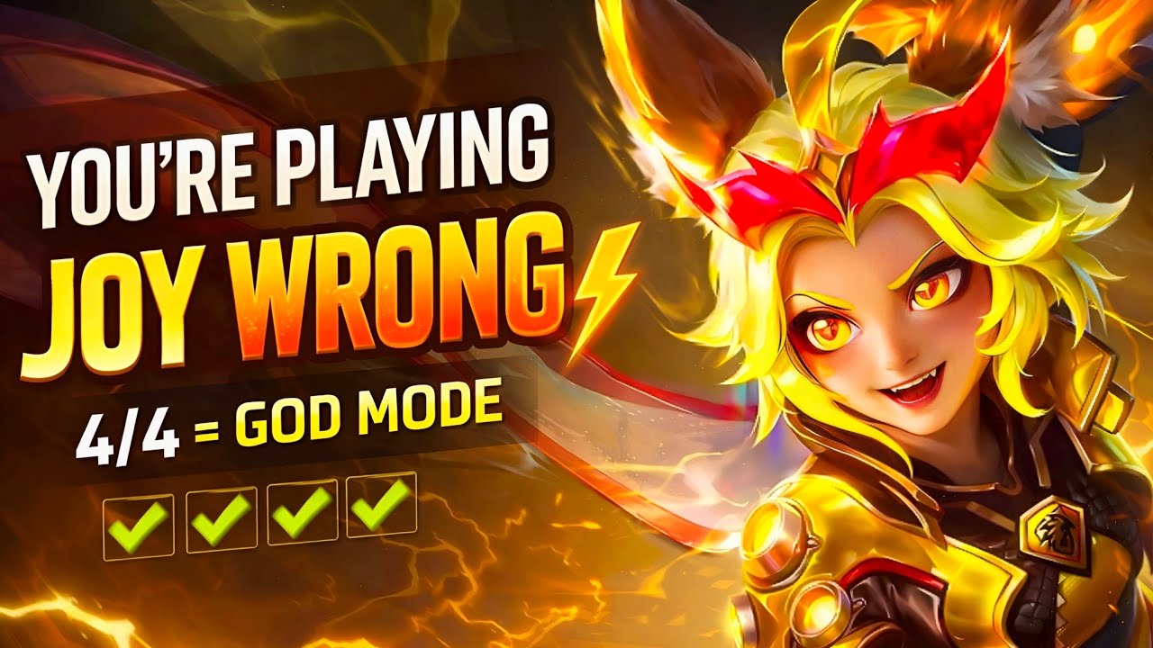 YOU&rsquo;RE PLAYING JOY WRONG ⚡ Full Pro Guide (Combo, Build, Emblem)