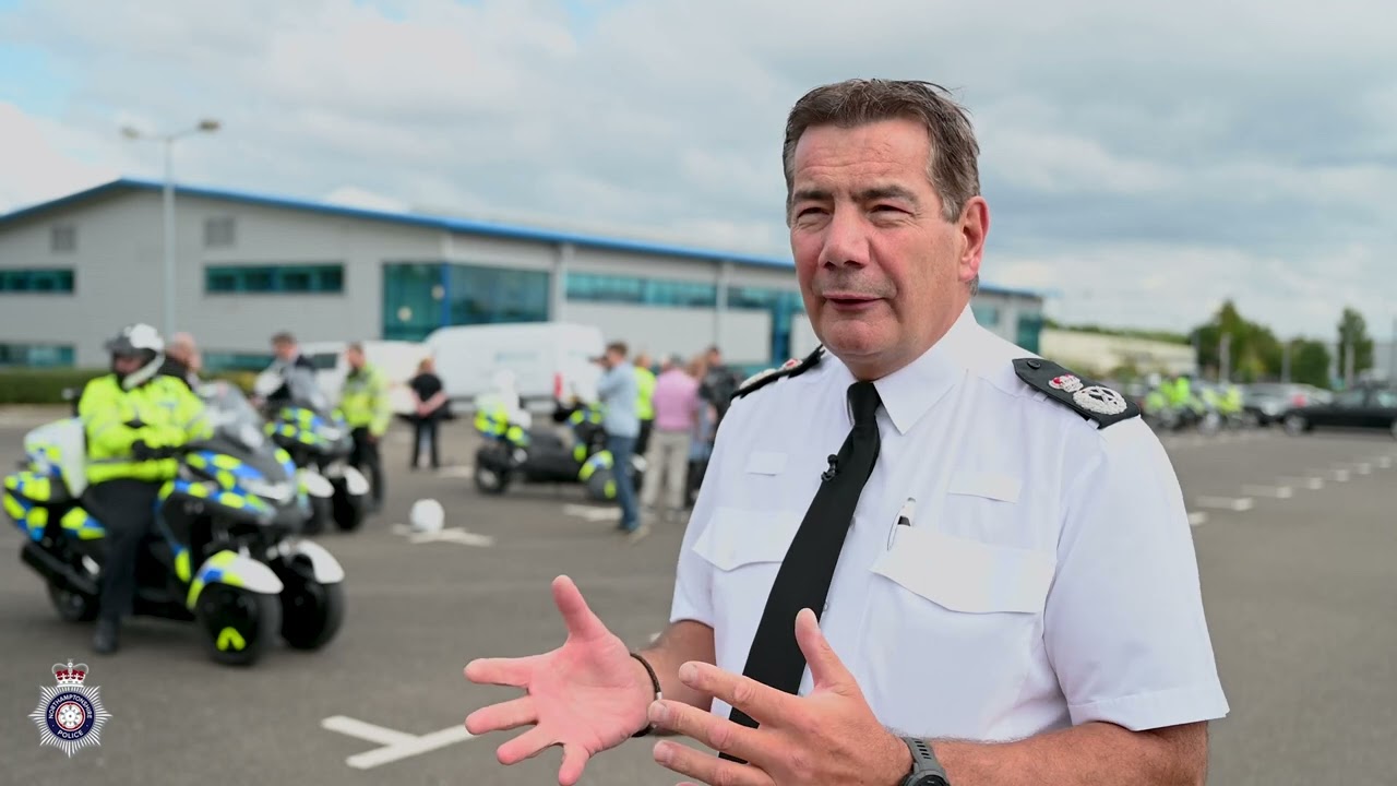 WMC300FR Pilot Fleet Launch (6th September 2022) (Credit: Northamptonshire Police)