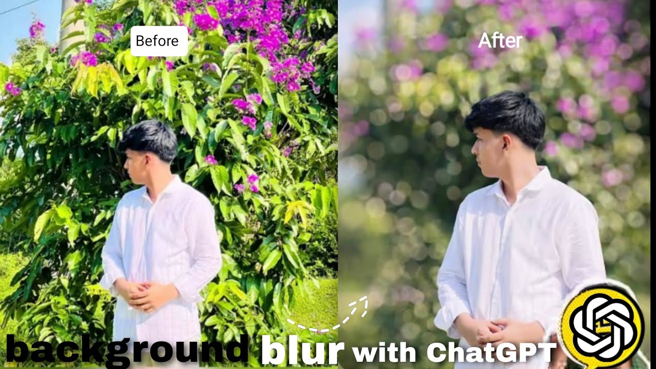 ChatGPT Se Photo Ka Background Blur Kaise Kare | Dslr Like Background Blur In ChatGPT AI