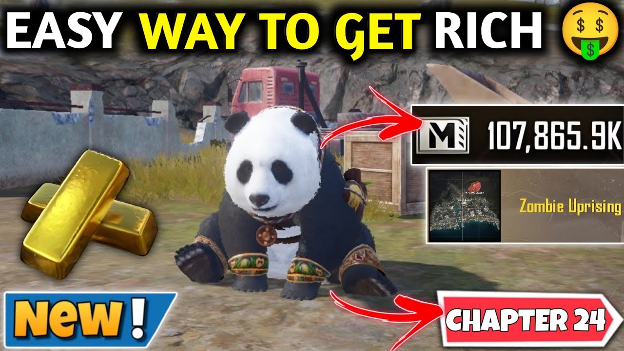 EASY WAY TO GET RICH 🤑 PUBG METRO ROYALE CHAPTER 24
