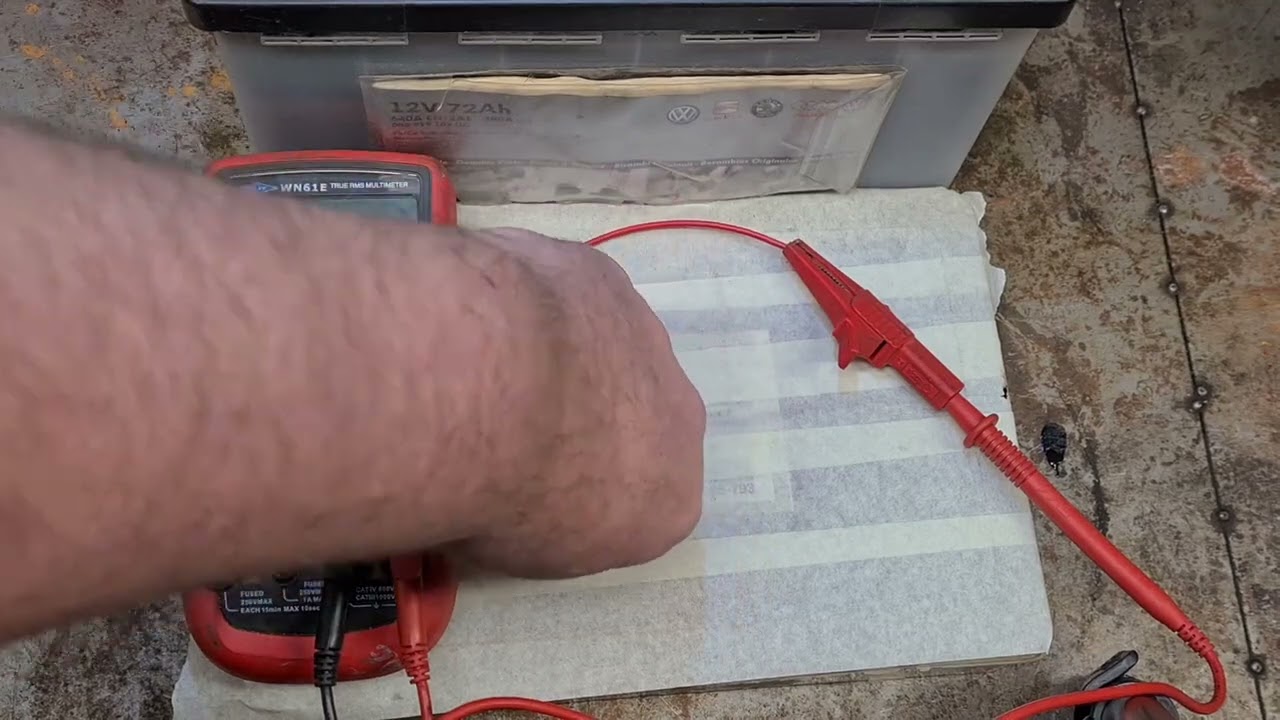 M&aring;ling av motstand med multimeter