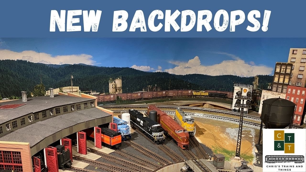 Model Railroad Backdrops