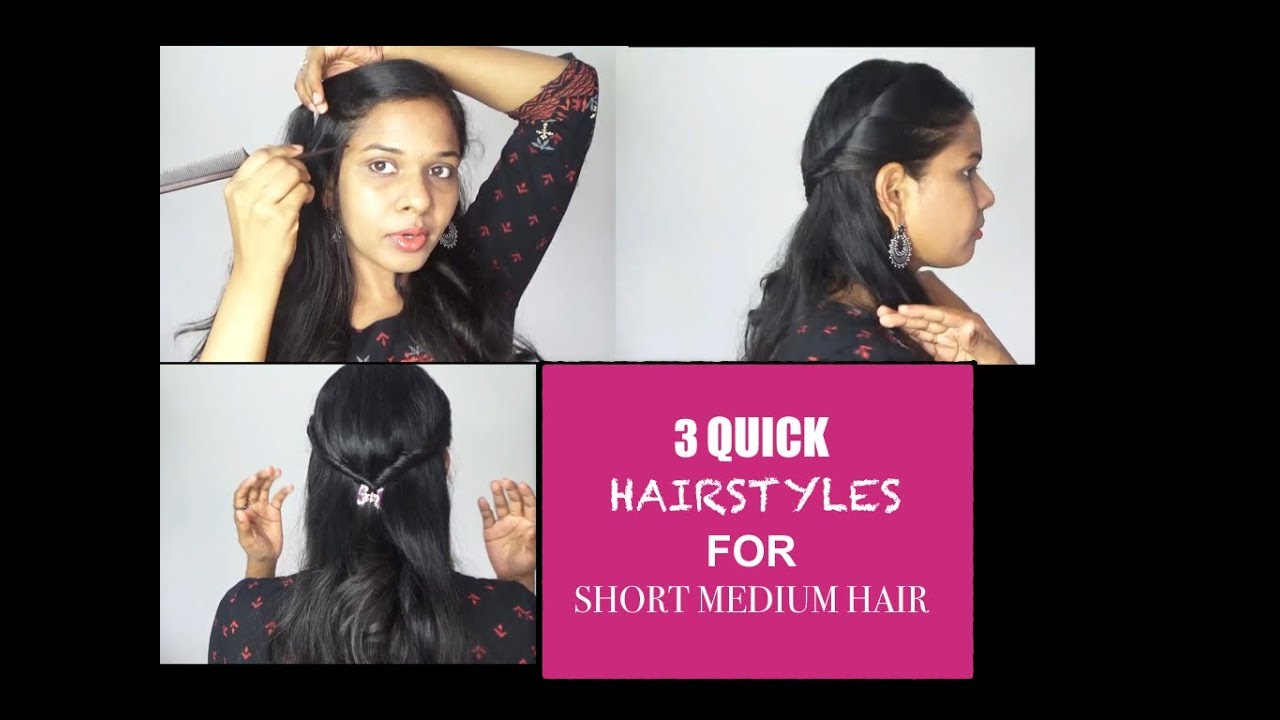 3 BASIC HAIRSTYLES FOR MEDIUM LENGTH HAIR |STARNATURALBEAUTIES