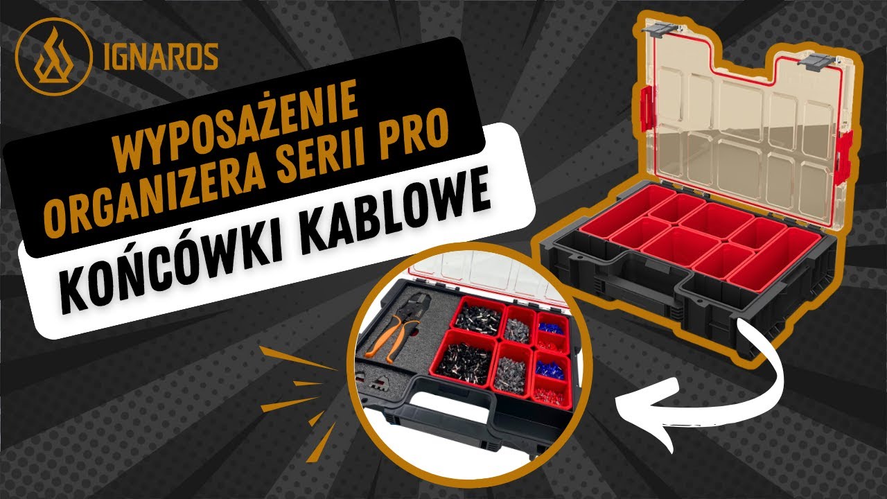 Organizer Qbrick Pro w akcji! Praska do tulejek + końcówki kabli