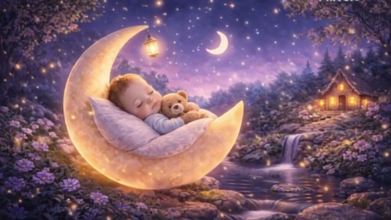 Baby Falls Asleep Fast 🌙 Silent Fairytale Sleep Music | Deep Night Lullaby (No Words)