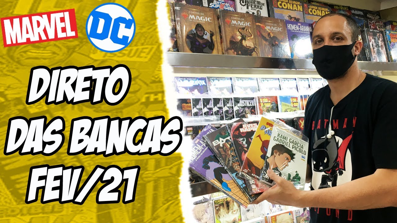 DIRETO DAS BANCAS - FEV/21 - Lançamentos quadrinhos: Marvel e DC - Panini Comics Brasil