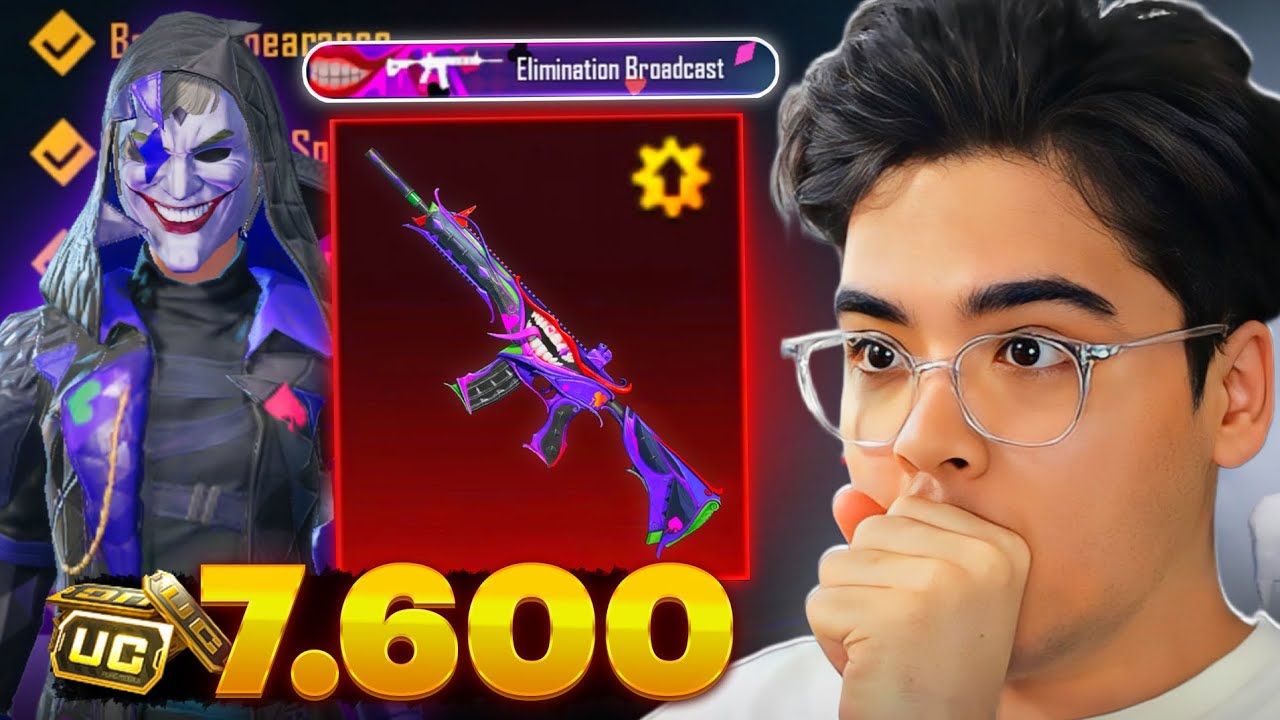 ام فور جوکر رو با کمترین یوسی گرفتم 😱 THE FOOL M416