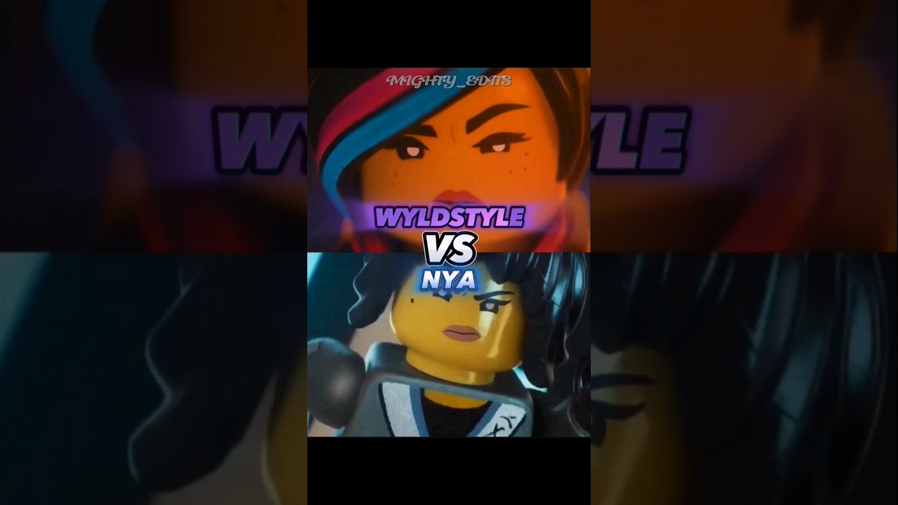 Wyldstyle vs Nya #edit #ninjago #legomovie #warnerbros #wyldstyle #nya #meme #shorts
