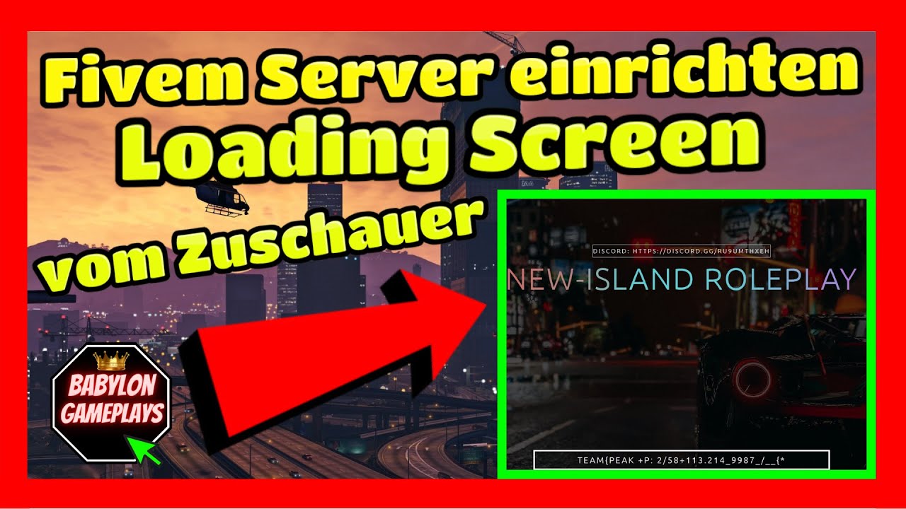 Fivem Server einrichten # 358 // Loadingscreen  // Einfügen & Installieren Tutorial