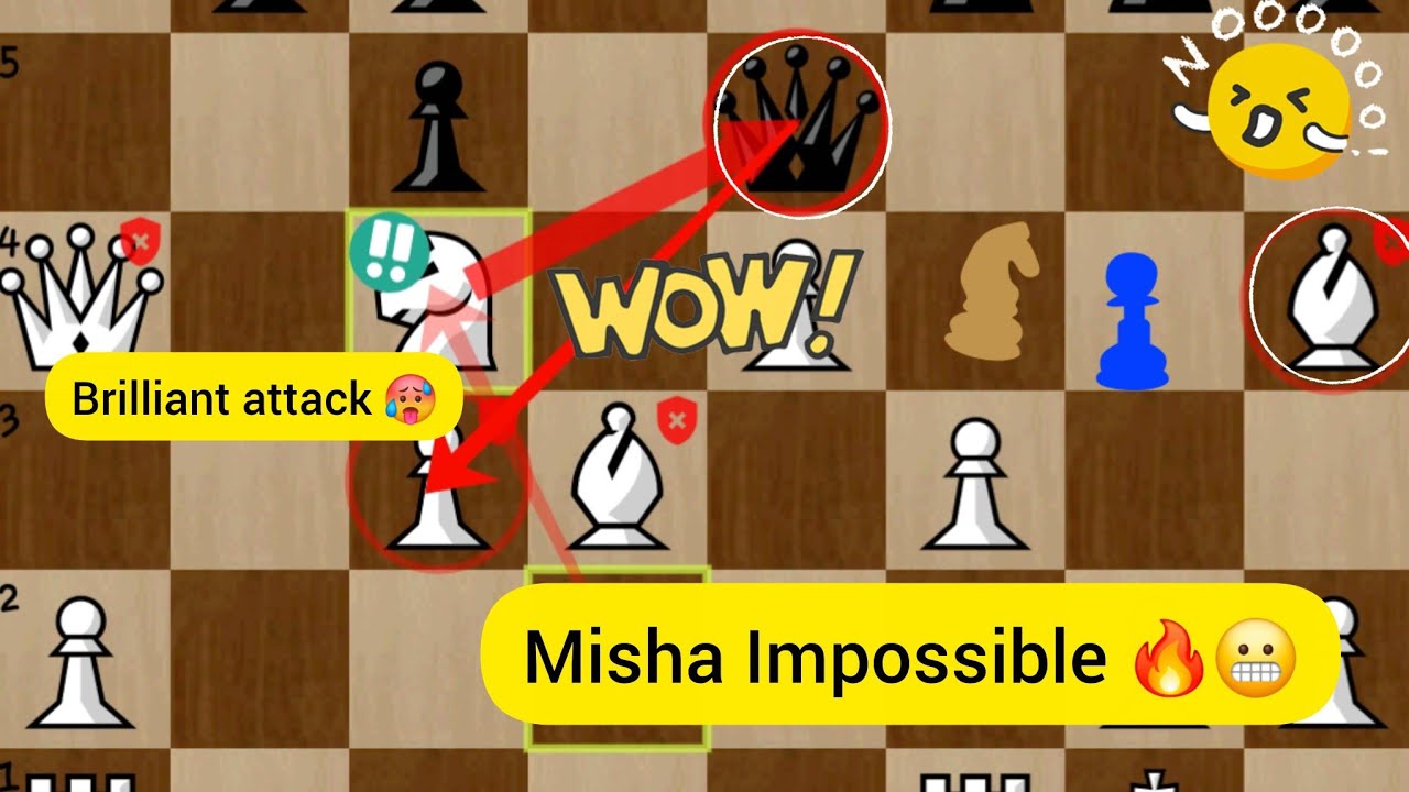 Wow😱*One of The best Game Where Mikhail Tal get Kiss for Brilliant move!!*🔥🥵~Misha Impossible(1962)