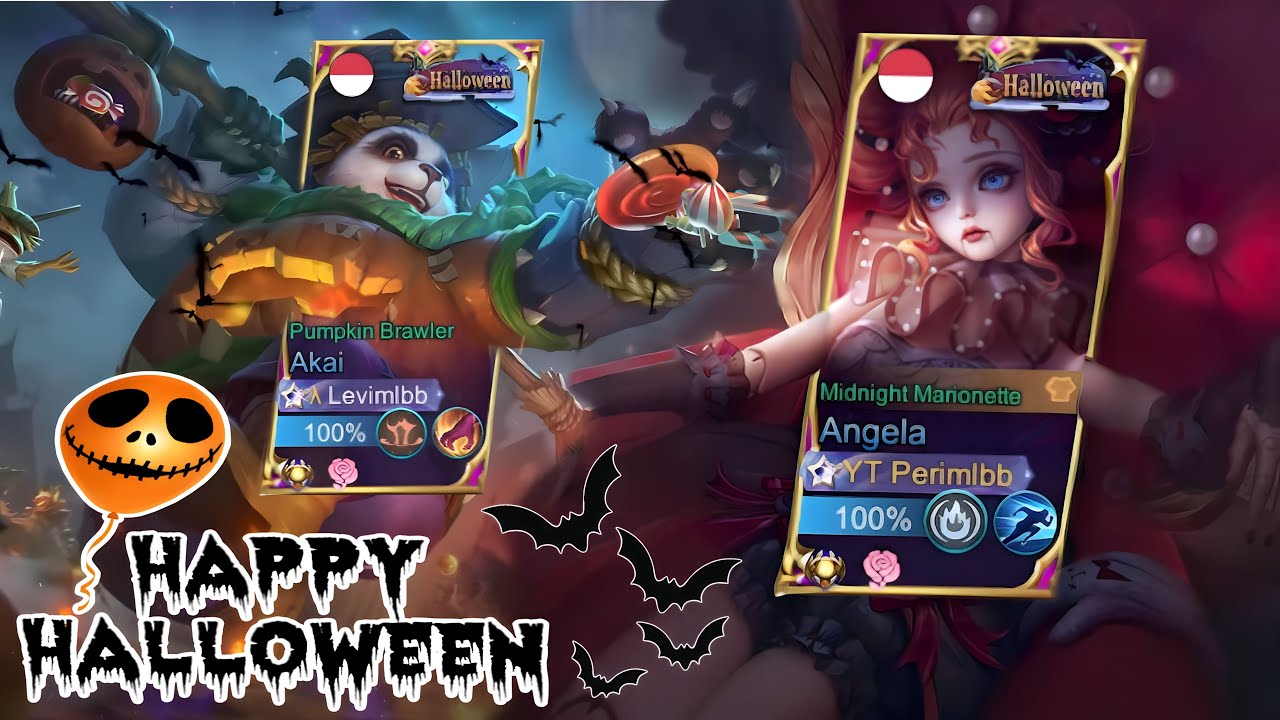 ANGELA & AKAI HALLOWEEN🎃 AKAINYA GEMOY BANGET HIHI😍