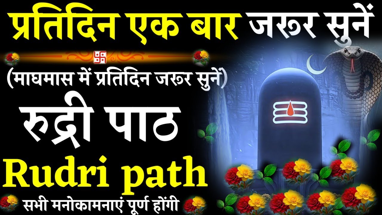 Rudri path ||रुद्री पाठ |प्रतिदिन एक बार जरूर सुनें| #@pujapathmantrastotra_shakti9 #rudripath #shiv