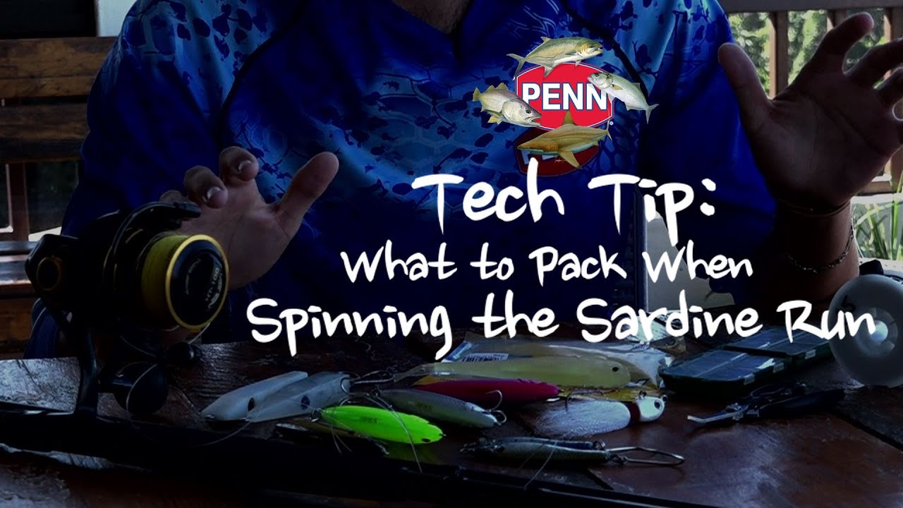 Tech Tip  What to Pack when Spinning Sardine Run