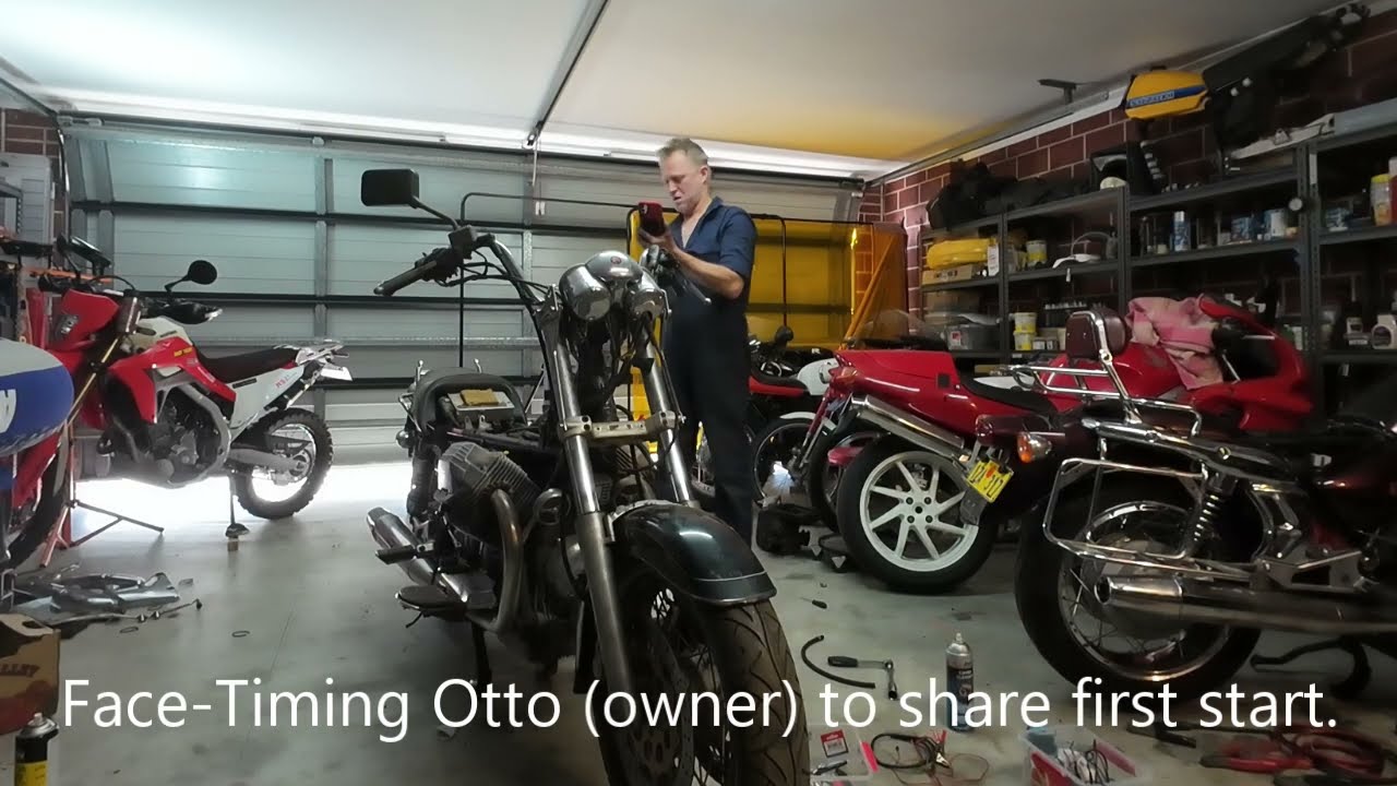 Moto Guzzi EV80 Fuel System Clean & First Run in 10 Years