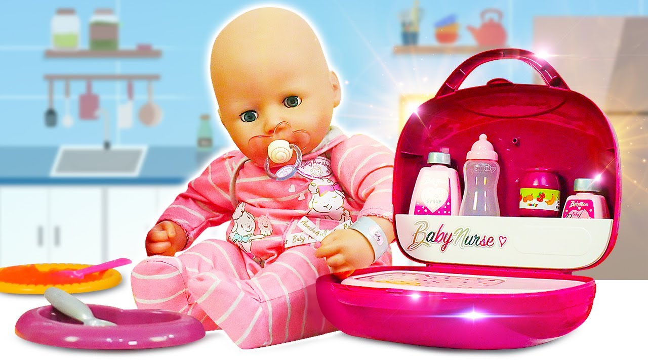 Baby Born auf Deutsch. Spielspaß mit Baby Annabelle. Puppen Video