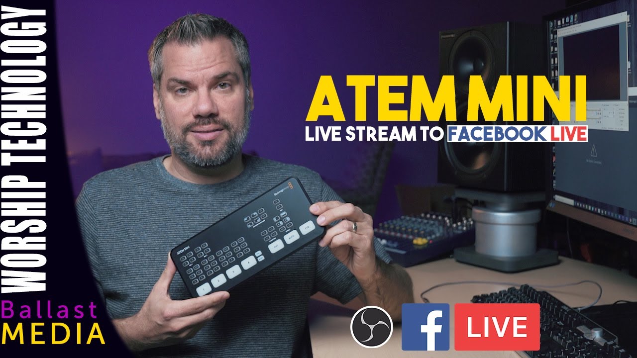 Atem Mini - Прямая трансляция на Facebook Live