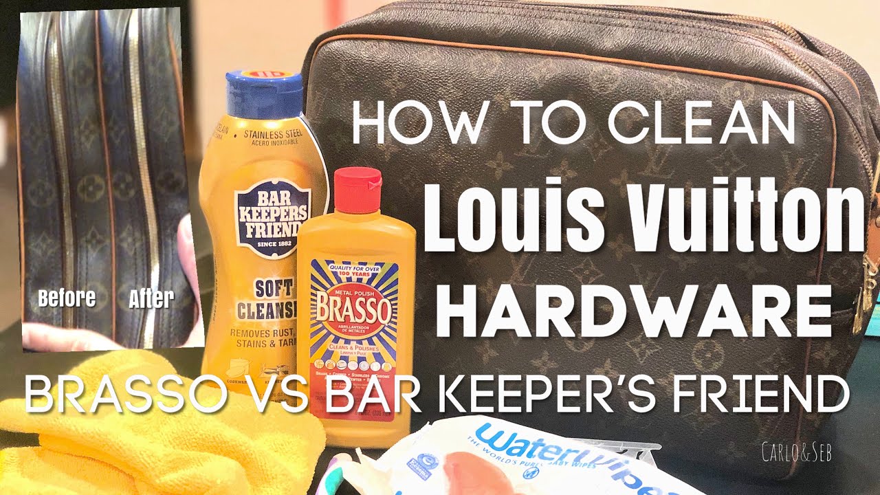 Как почистить фурнитуру Louis Vuitton | Brasso Versus Bar Keeper's Friend | Carlo&Seb