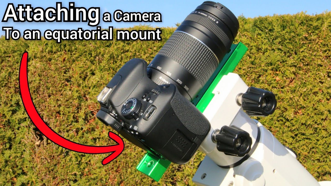 How to Mount Your DSLR on an Equatorial Mount in Just&nbsp;1&nbsp;Minute