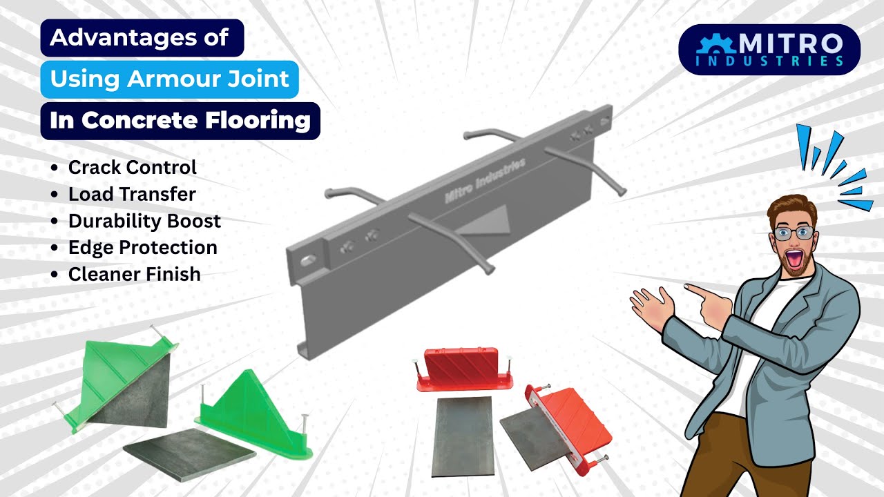 Armour Joint for Flooring | Diamond Dowel Sleeve | Diamond Dowel Plate | Speed Dowel | Heavy Duty