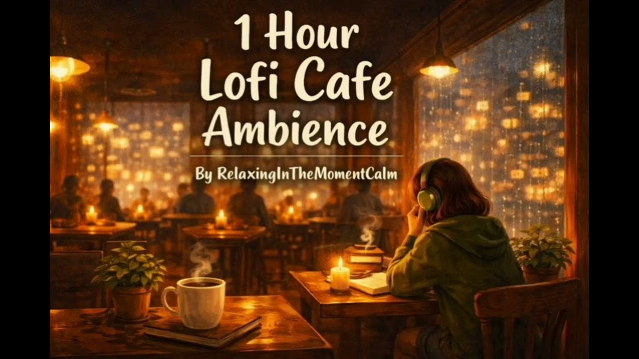 1 Hour Lofi Cafe Ambience • Relaxation • Focus • Background Music