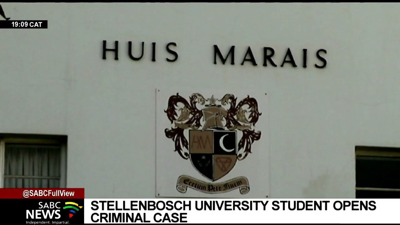 Racism victim at Stellenbosch University opens a criminal case