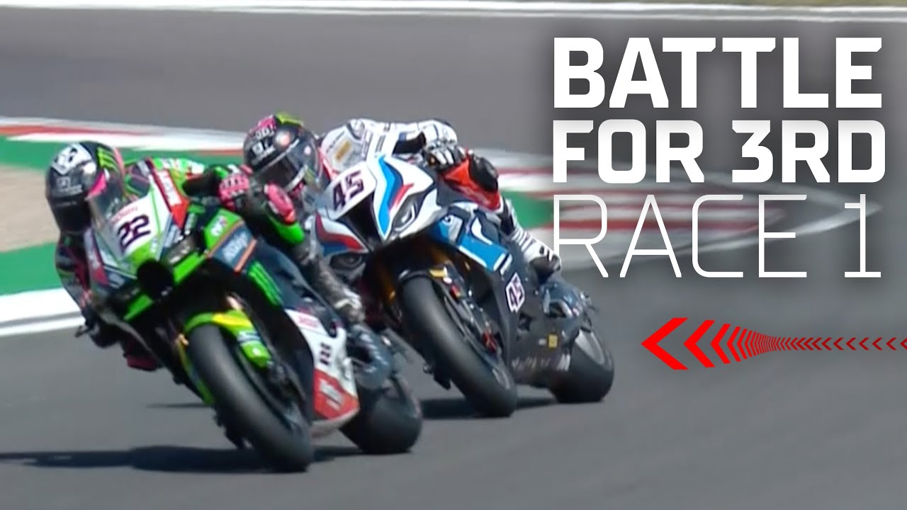 Lowes vs Redding in EPIC Race 1 duel at Donington Park | #GBRWorldSBK