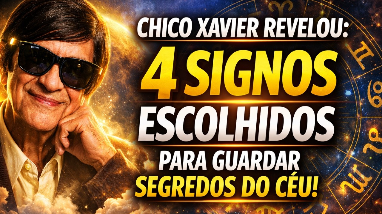 Chico Xavier Revelou a Verdade Oculta dos Quatro Signos Escolhidos para Guardar Segredos do Céu