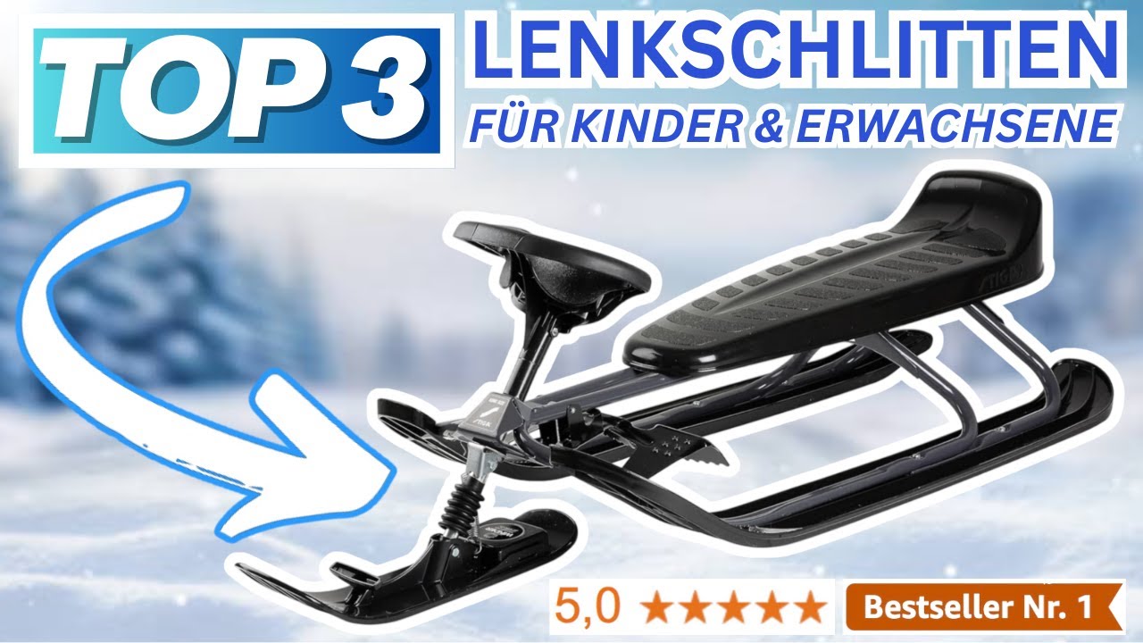Beste LENKSCHLITTEN FÜR KINDER UND ERWACHSENE (Testsieger 2026) | Top 4 Lenkschitten Vergleich