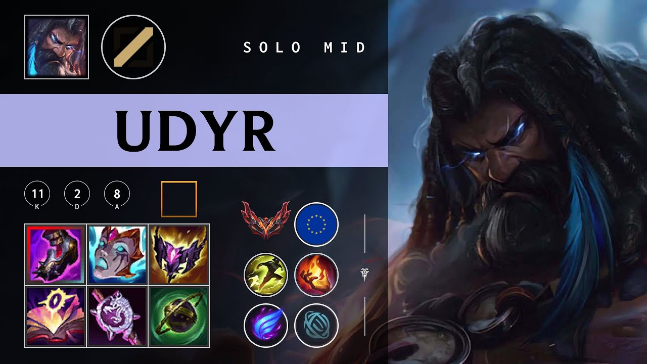 Udyr Mid vs Aurelion Sol - EUW Grandmaster Patch 26.02
