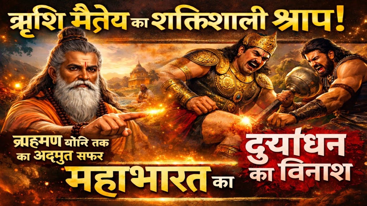महर्षि मैत्रेय की जन्म कथा और दुर्योधन वध का रहस्य | hindi moral stories। Dharmik Kathaye। #story