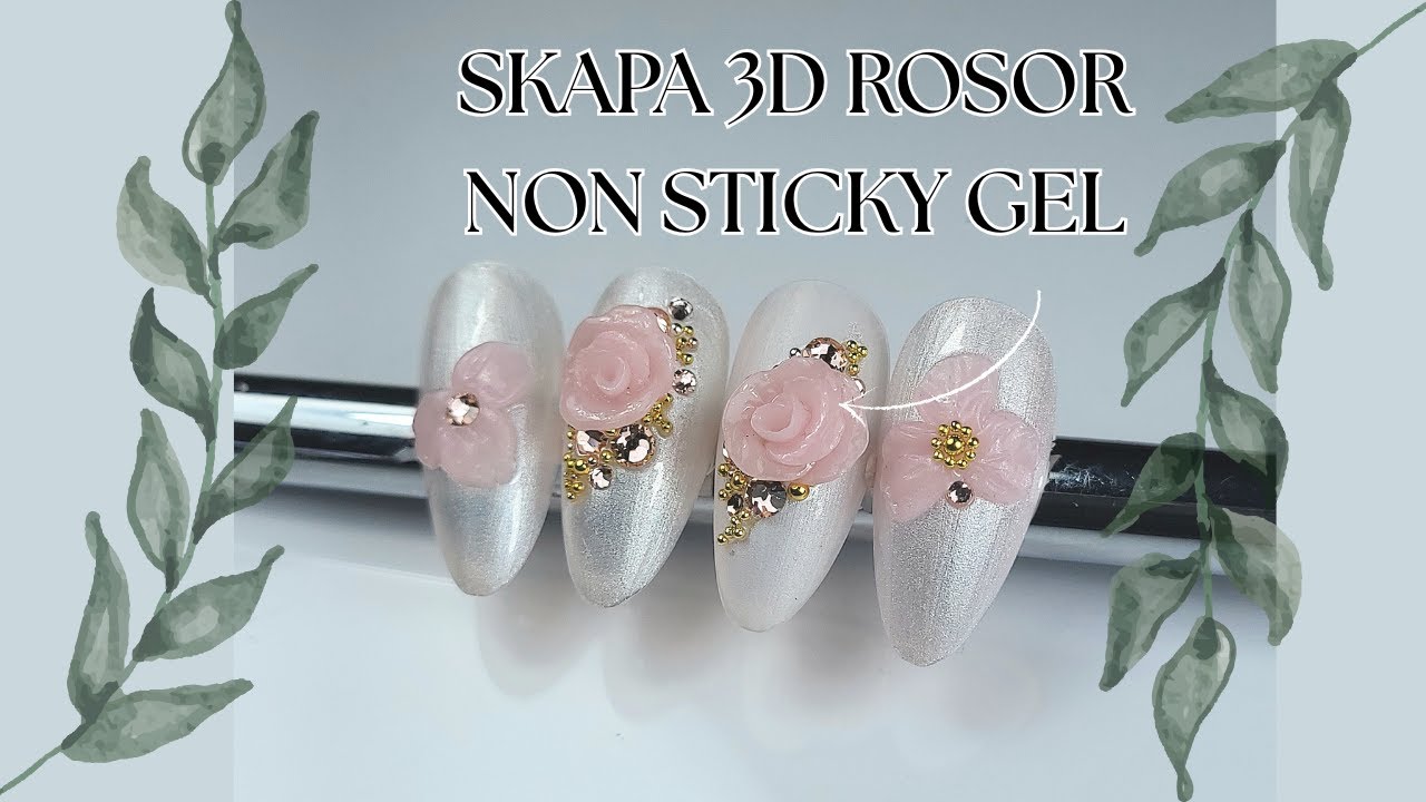 SÅHÄR SKAPAR DU ENKLA SNYGGA 3D BLOMMOR MED NON STICKY GEL