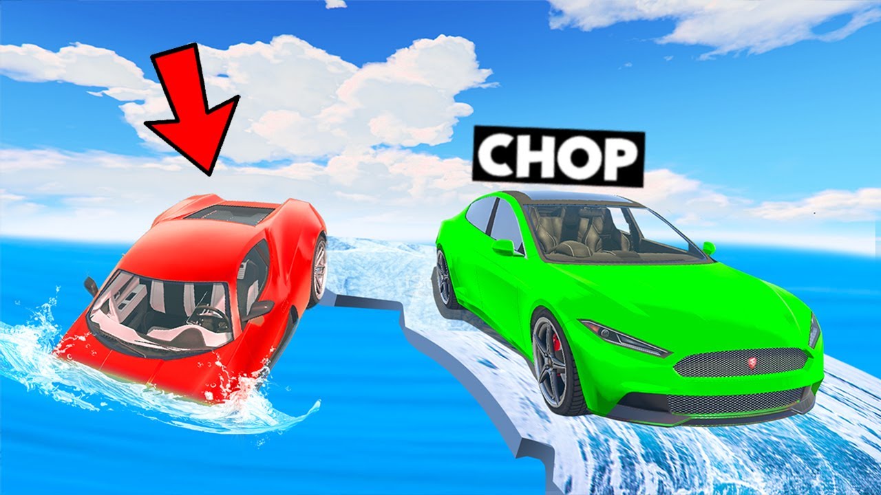 CAN YOU SURVIVE THIS ICE RACE EXTREMELY HARD GTA 5