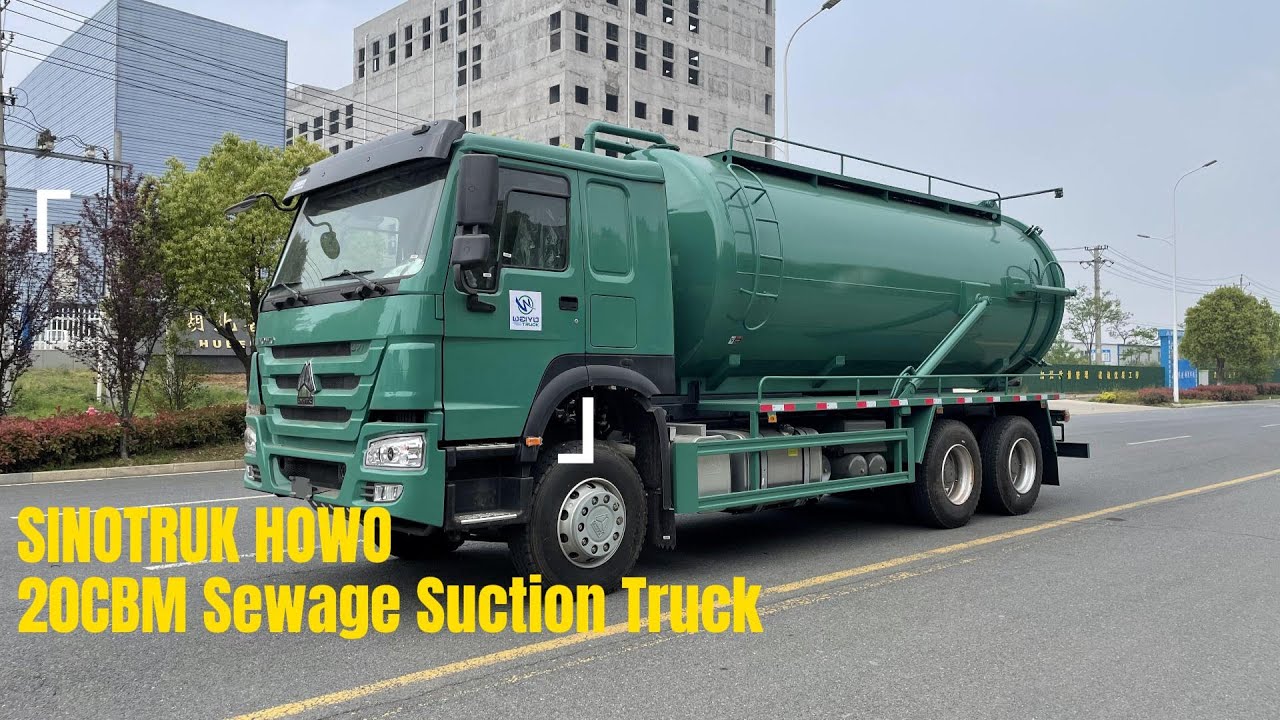 SINOTRUK HOWO 20CBM Sewage Suction Truck Operation Instruction